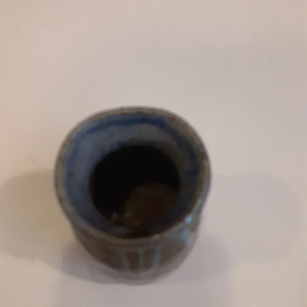 Miniature Handmade Stoneware Hanging Vase Versatile Decor Masculine